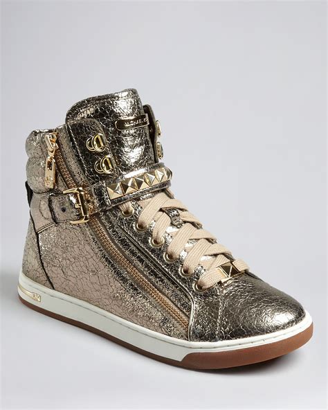 michael kors high top sneakers|zappos michael kors sneakers.